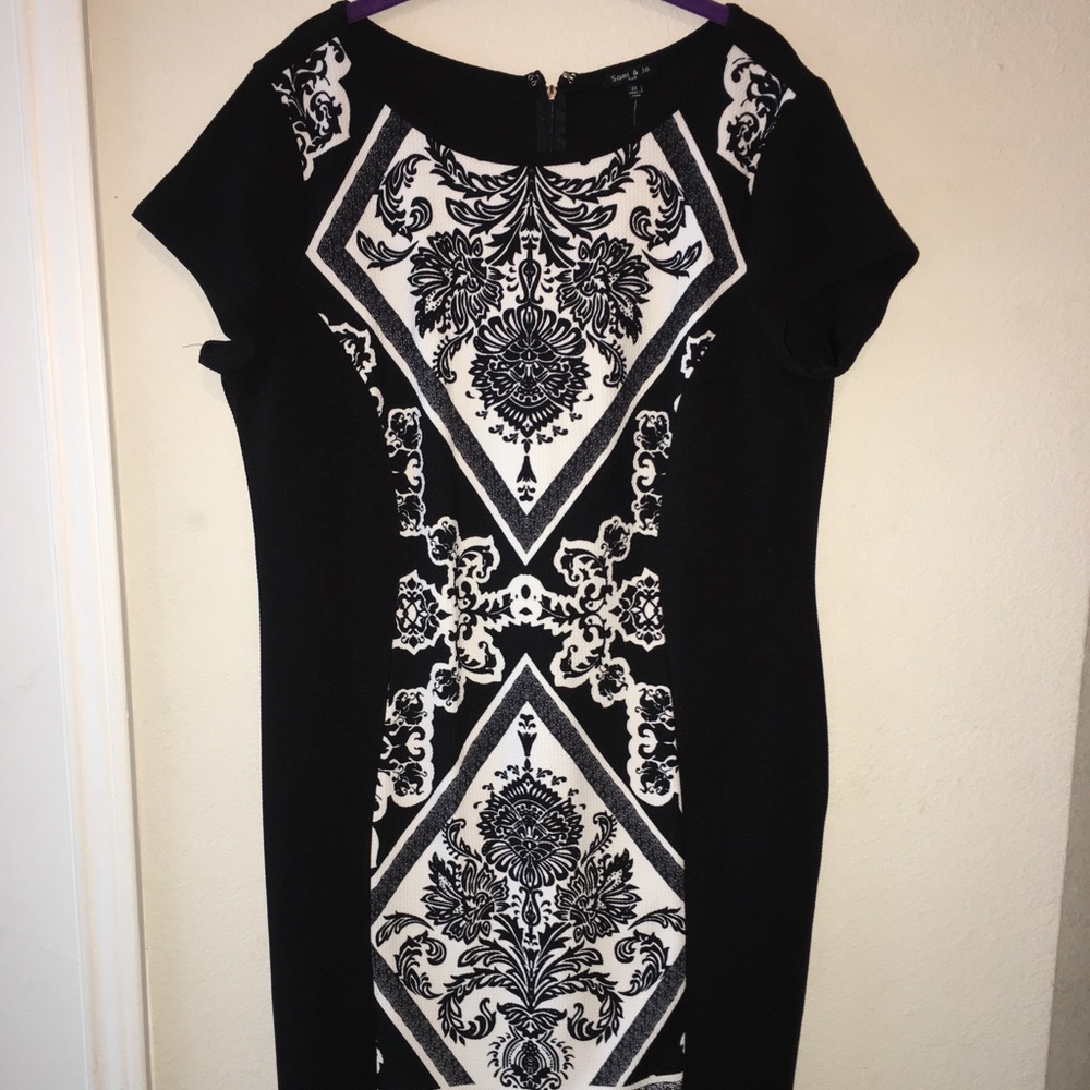 Black and white dress